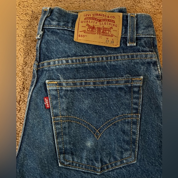 Rare - Vintage Levi's Denim Jeans - 550 Relaxed Fit Student - W27 L28 - Picture 2 of 8